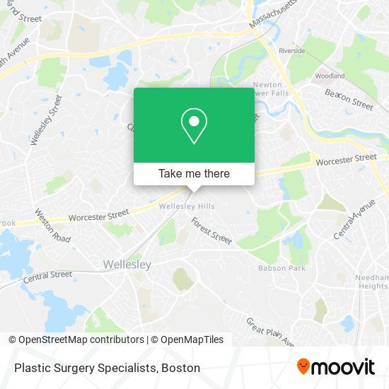 Plastic Surgery Specialists map