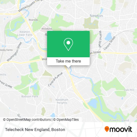 Telecheck New England map