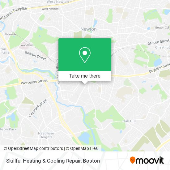 Skillful Heating & Cooling Repair map
