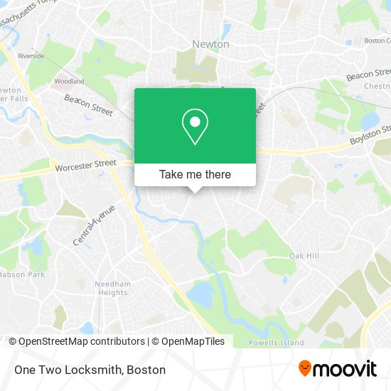 Mapa de One Two Locksmith