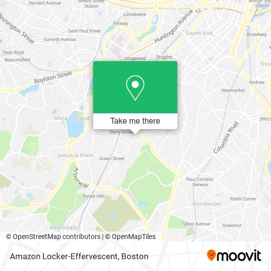 Amazon Locker-Effervescent map