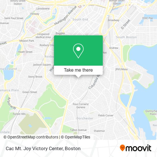 Mapa de Cac Mt. Joy Victory Center