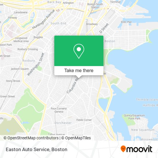 Mapa de Easton Auto Service