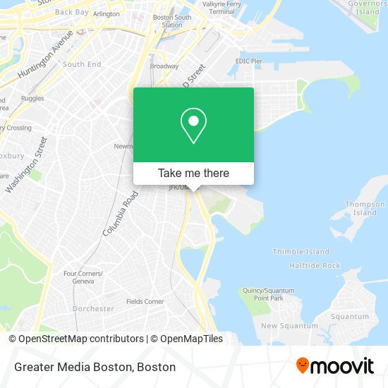 Greater Media Boston map