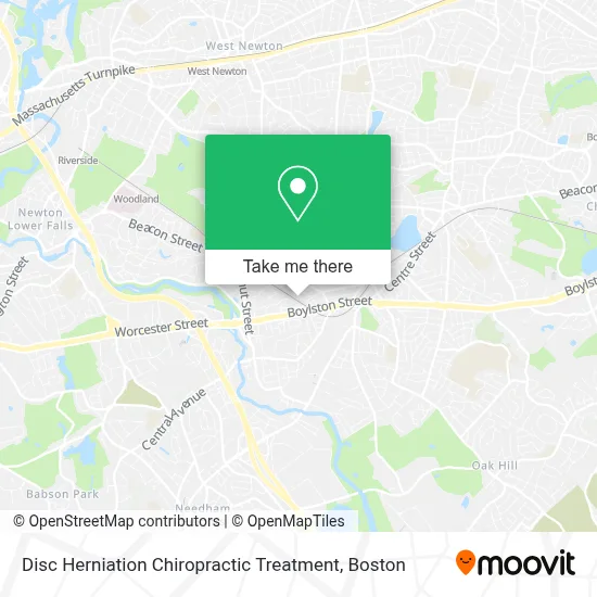 Disc Herniation Chiropractic Treatment map