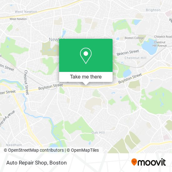 Mapa de Auto Repair Shop