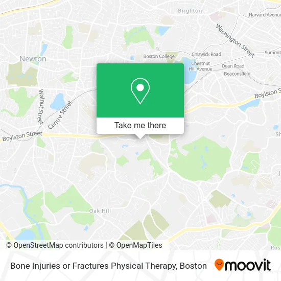 Bone Injuries or Fractures Physical Therapy map