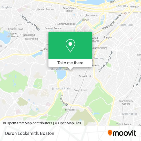 Mapa de Duron Locksmith