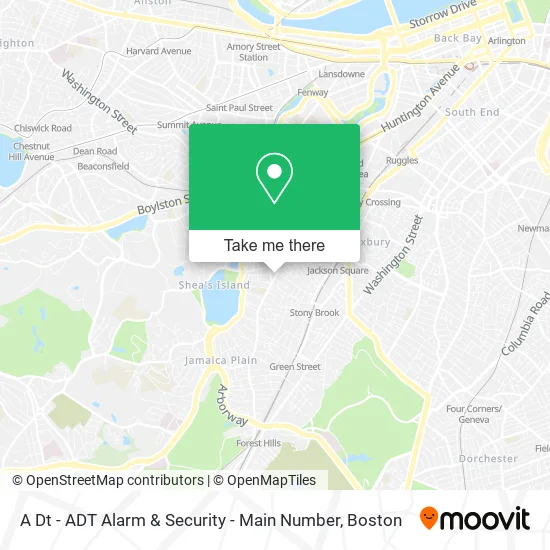 Mapa de A Dt - ADT Alarm & Security - Main Number