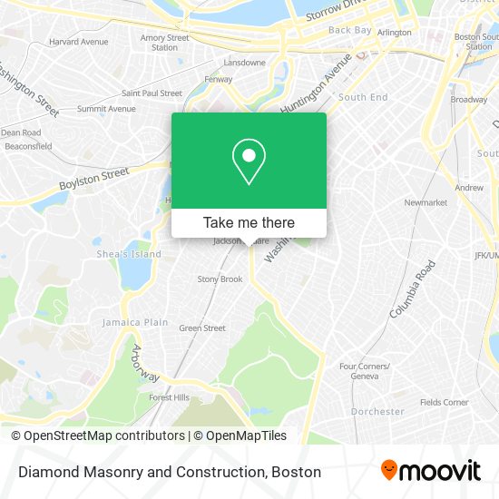 Mapa de Diamond Masonry and Construction
