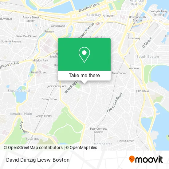 Mapa de David Danzig Licsw