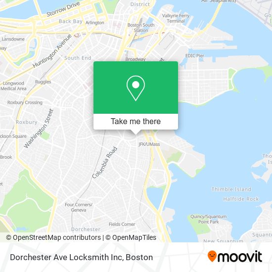 Dorchester Ave Locksmith Inc map