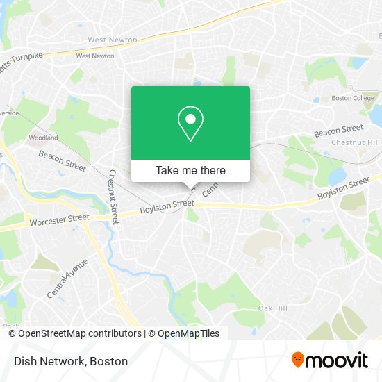 Mapa de Dish Network