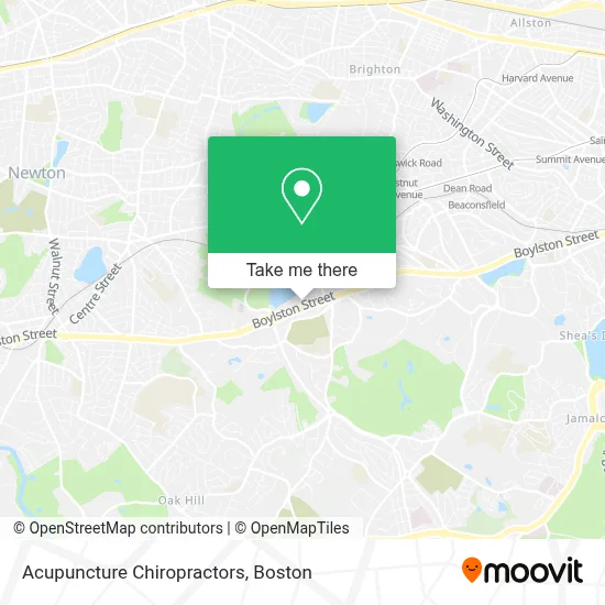 Acupuncture Chiropractors map