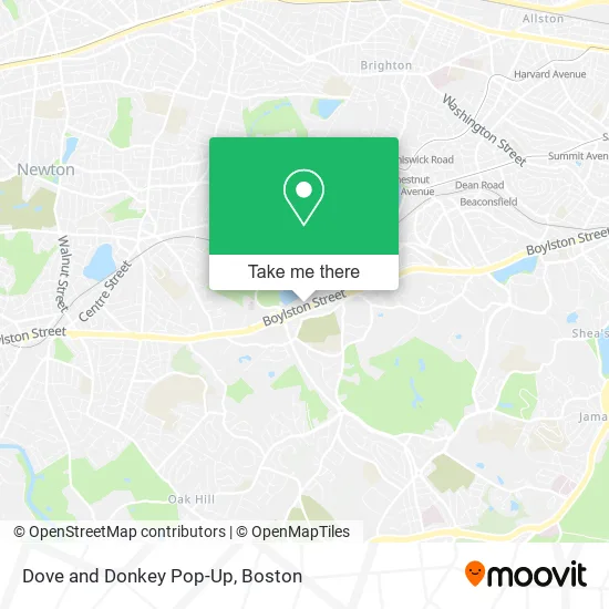 Dove and Donkey Pop-Up map