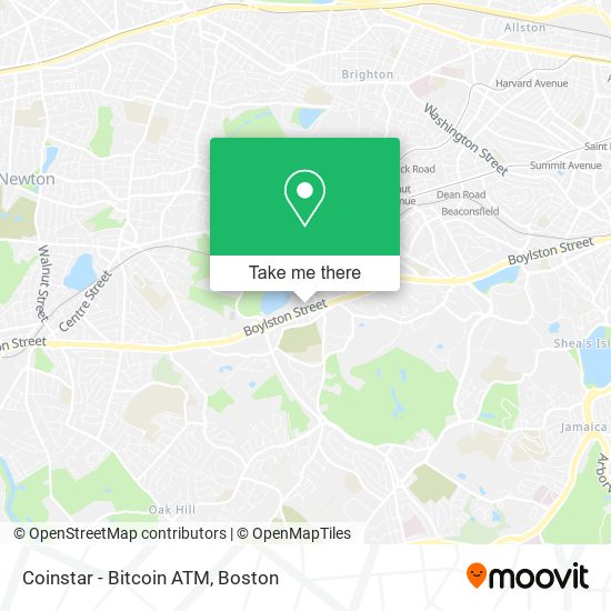 Mapa de Coinstar - Bitcoin ATM
