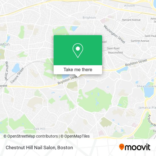 Chestnut Hill Nail Salon map