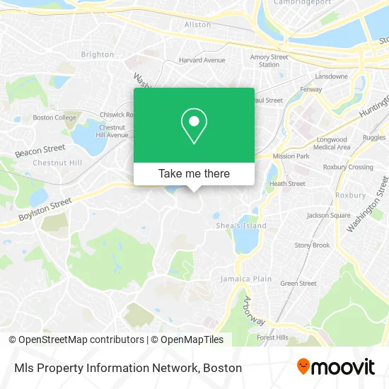 Mapa de Mls Property Information Network
