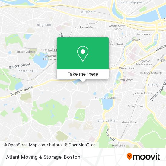 Mapa de Atlant Moving & Storage