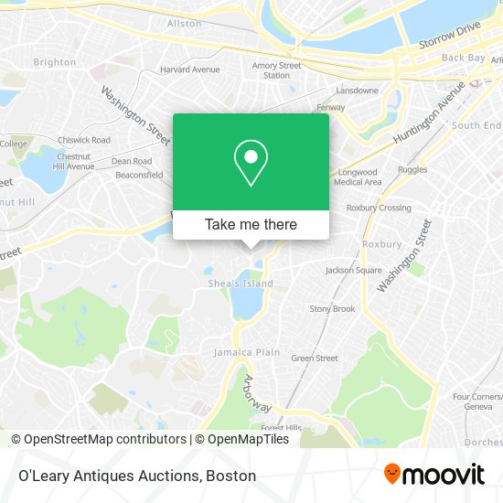 Mapa de O'Leary Antiques Auctions