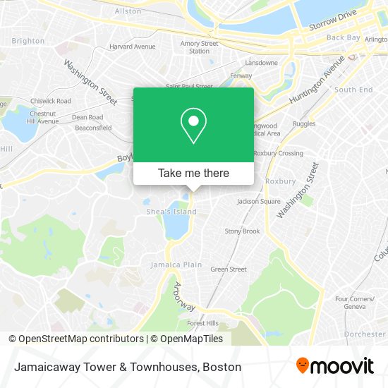 Mapa de Jamaicaway Tower & Townhouses