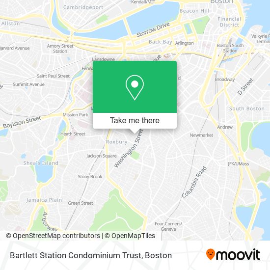 Bartlett Station Condominium Trust map