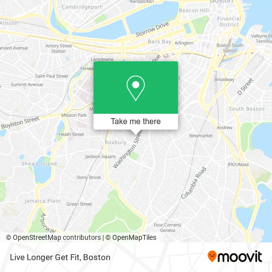 Mapa de Live Longer Get Fit
