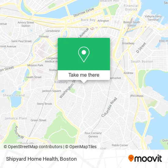 Shipyard Home Health map