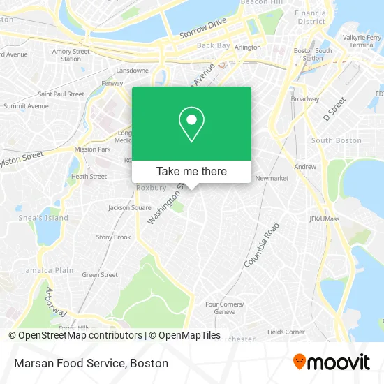 Marsan Food Service map