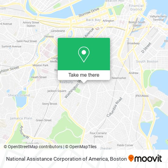National Assistance Corporation of America map
