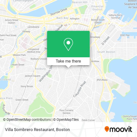 Villa Sombrero Restaurant map