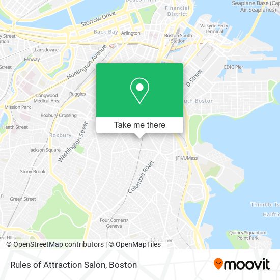 Mapa de Rules of Attraction Salon