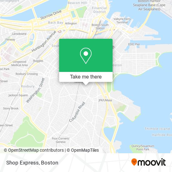 Mapa de Shop Express