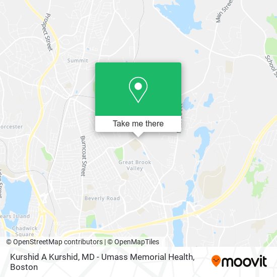 Kurshid A Kurshid, MD - Umass Memorial Health map