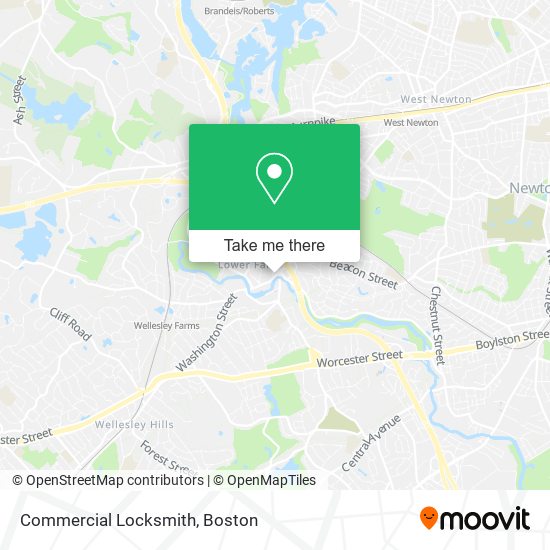 Commercial Locksmith map