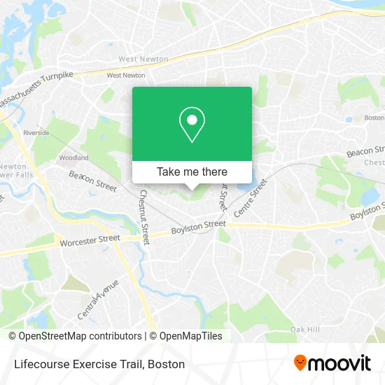 Lifecourse Exercise Trail map