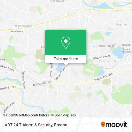 Mapa de ADT 24 7 Alarm & Security
