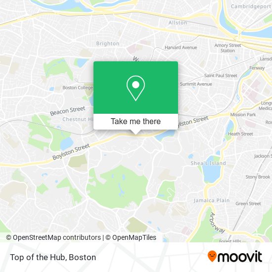 Mapa de Top of the Hub