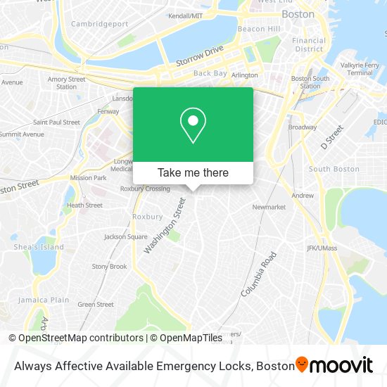 Mapa de Always Affective Available Emergency Locks