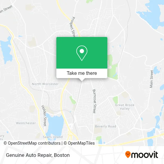 Genuine Auto Repair map