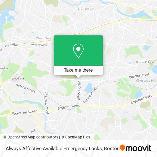 Mapa de Always Affective Available Emergency Locks
