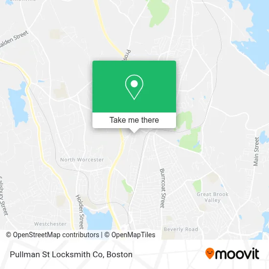 Pullman St Locksmith Co map