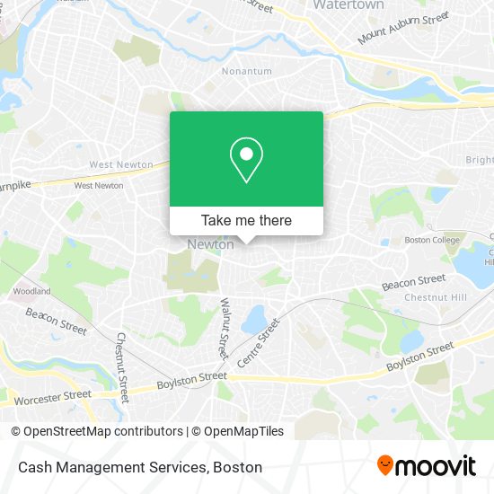 Mapa de Cash Management Services