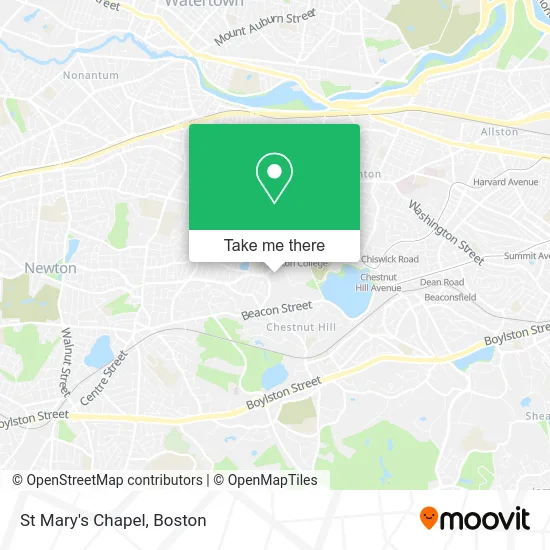 St Mary's Chapel map