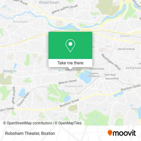 Robsham Theater map