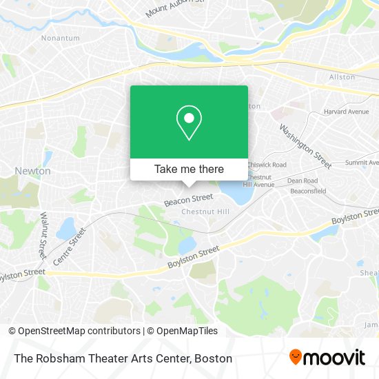 Mapa de The Robsham Theater Arts Center