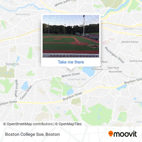 Boston College Soe map