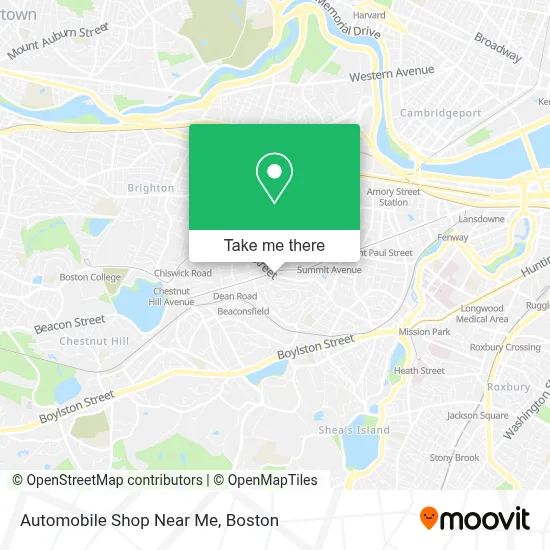 Automobile Shop Near Me map