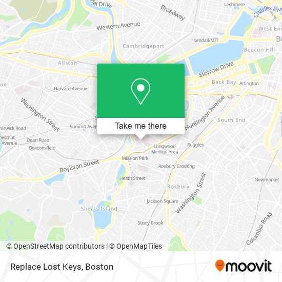 Mapa de Replace Lost Keys
