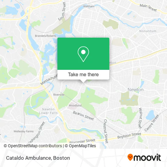 Cataldo Ambulance map
